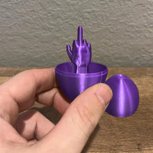 Laden Sie das Bild in den Galerie-Viewer, Osterei-Überraschung - Lustiges 3D-gedrucktes Mittelfinger-Ei