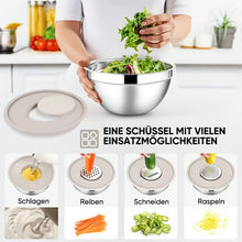 Laden Sie das Bild in den Galerie-Viewer, Edelstahl-Rührschüssel-Set