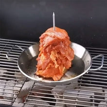 Laden Sie das Bild in den Galerie-Viewer, Edelstahl-Grillpfanne mit vertikaler Schraube