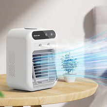 Laden Sie das Bild in den Galerie-Viewer, 3-in-1 Tragbarer Kühlventilator mit 2-Stufen-Nebelfunktion
