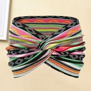 Bedrucktes Cross-Yoga-Stirnband