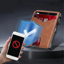 Laden Sie das Bild in den Galerie-Viewer, RFID-blockierende Bifold-Geldbörse
