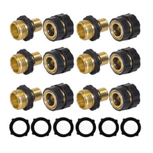 Laden Sie das Bild in den Galerie-Viewer, Gartenschlauch Schnellverbinder 19 mm – 4 Sets