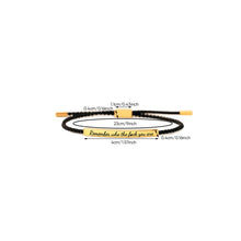 Laden Sie das Bild in den Galerie-Viewer, Geflochtenes, verstellbares Inspire-Armband