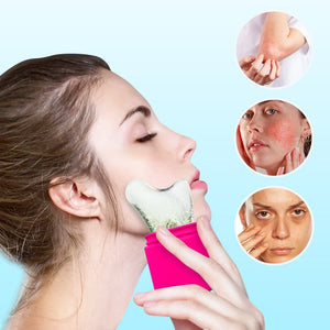 Eiszauber – Silikon-Kühlroller & Gua Sha