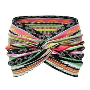 Bedrucktes Cross-Yoga-Stirnband