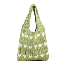 Laden Sie das Bild in den Galerie-Viewer, Herz-Schulter-Stricktasche