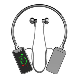 Bluetooth-Headset mit Nackenbügel und Digitalanzeige
