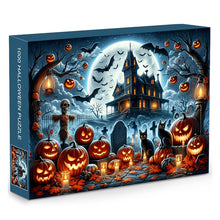 Laden Sie das Bild in den Galerie-Viewer, Halloween Gruseliges Kürbis-Puzzle