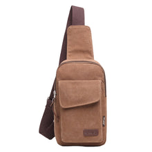 Laden Sie das Bild in den Galerie-Viewer, Schulter-/Brusttasche aus Segeltuch