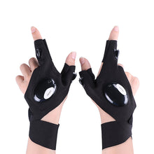 Laden Sie das Bild in den Galerie-Viewer, Wasserdichte Handschuhe mit LED-Taschenlampe