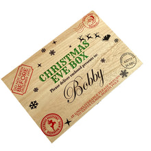 Laden Sie das Bild in den Galerie-Viewer, Holzkiste zum Thema Heiligabend