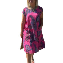 Laden Sie das Bild in den Galerie-Viewer, Bedrucktes, lockeres Kleid
