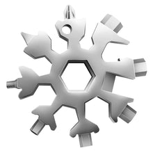 Laden Sie das Bild in den Galerie-Viewer, 18-in-1-Multitool aus rostfreiem Stahl mit Schneeflocken