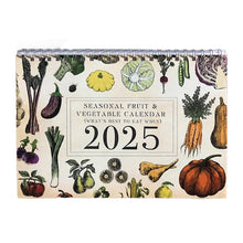 Laden Sie das Bild in den Galerie-Viewer, 🍎 Wandkalender Obst und Gemüse 2025: Feiern Sie jede Jahreszeit mit frischen Produkten! 🌽