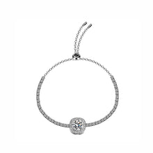 Laden Sie das Bild in den Galerie-Viewer, 925 Silber Moissanit Armband