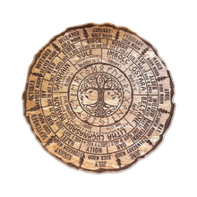 Laden Sie das Bild in den Galerie-Viewer, 💖Wheel Of The Year Holzschild - Baum des Lebens