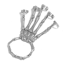 Laden Sie das Bild in den Galerie-Viewer, Totenkopf-Knochen-Ring-Armband