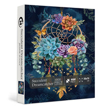 Laden Sie das Bild in den Galerie-Viewer, Sukkulenter Traumfänger Puzzle 1000 Teile