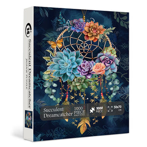 Sukkulenter Traumfänger Puzzle 1000 Teile