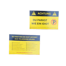Laden Sie das Bild in den Galerie-Viewer, Antifalschparker Karten