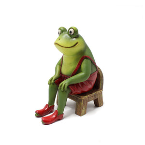 Sitzfrosch Kreativ Ornament