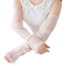 Laden Sie das Bild in den Galerie-Viewer, Sommerliche UV-Schutz-Armstulpen aus Spitze