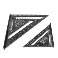 Laden Sie das Bild in den Galerie-Viewer, Dreieckslineal für Holzbearbeitungswerkzeuge aus Aluminiumlegierung