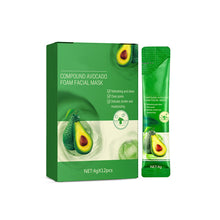 Laden Sie das Bild in den Galerie-Viewer, Avocado-Schaum-Gesichtsmaske (12 Stück)