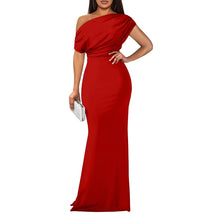 Laden Sie das Bild in den Galerie-Viewer, Ärmelloses, schulterfreies Kleid