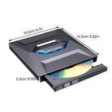 Laden Sie das Bild in den Galerie-Viewer, 7-in-1 Externes USB DVD-Laufwerk &amp; Blu-ray-Player