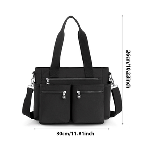 Lässige Tragetasche mit mehreren Taschen