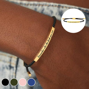 Geflochtenes, verstellbares Inspire-Armband