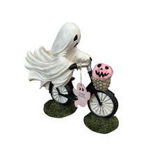 Laden Sie das Bild in den Galerie-Viewer, Geisterreitendes Fahrradornament, Halloween-Dekoration