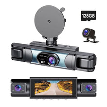 Laden Sie das Bild in den Galerie-Viewer, 360°-Rundumsicht-4-Kanal-Dashcam