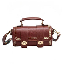 Laden Sie das Bild in den Galerie-Viewer, Mini Boston Bucket Bag mit Schulterriemen