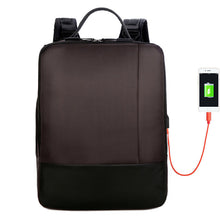 Laden Sie das Bild in den Galerie-Viewer, Hochwertiger Laptop-Rucksack mit USB-Anschlüssen