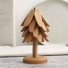 Laden Sie das Bild in den Galerie-Viewer, Ein Baum Solides Holz Isolierunterlage
