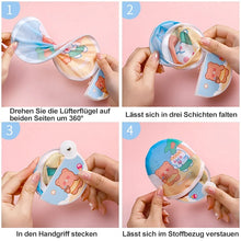 Laden Sie das Bild in den Galerie-Viewer, Tragbarer zusammenklappbarer Handventilator