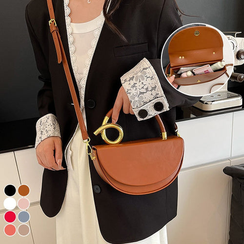 Damen Mode Einfarbige Handtasche