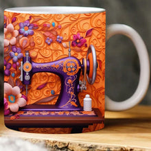 Laden Sie das Bild in den Galerie-Viewer, 3D Nähmaschinenbedruckter Wasserbecher