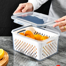 Laden Sie das Bild in den Galerie-Viewer, Frischhalteboxen für den Kühlschrank mit abnehmbarem Sieb