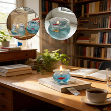 Laden Sie das Bild in den Galerie-Viewer, Mini-Blasen-Aquarium Duftkerze