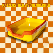 Laden Sie das Bild in den Galerie-Viewer, Katzenstreu-Aschenbecher (Neon-Registerkarte)