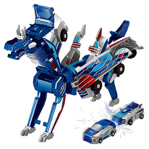 2-in-1 Magnetische Autos: Drachen und Einhörner