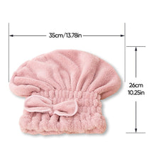 Laden Sie das Bild in den Galerie-Viewer, Super saugfähiges Haarhandtuch-Turban-Set