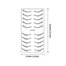 Laden Sie das Bild in den Galerie-Viewer, Untere Wimpern Tattoo Aufkleber Set