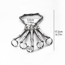 Laden Sie das Bild in den Galerie-Viewer, Totenkopf-Knochen-Ring-Armband