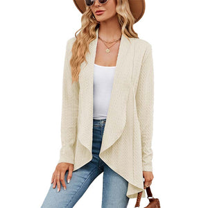 Langärmlige Strickjacke, Mantel