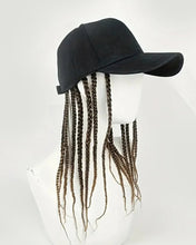 Laden Sie das Bild in den Galerie-Viewer, Baseballkappe mit integrierter Dreadlock-Perücke